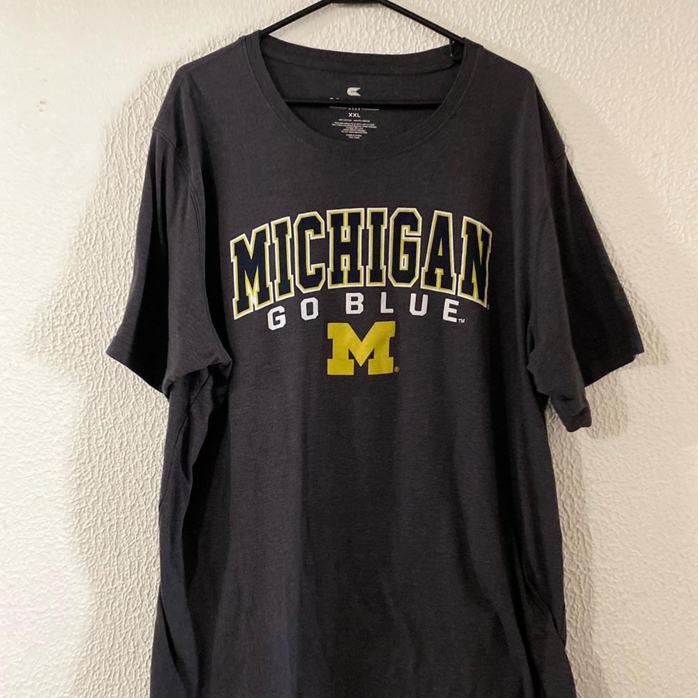 Michigan Wolverines GO BLUE T shirt , size xxl